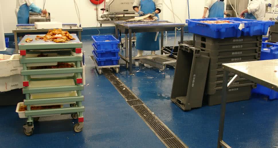 fish facility resin flooring