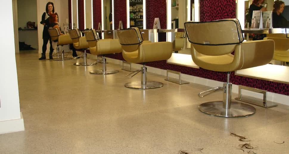 Hair Salon PMMA resin floor