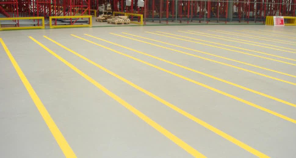 Durable warehouse flooring