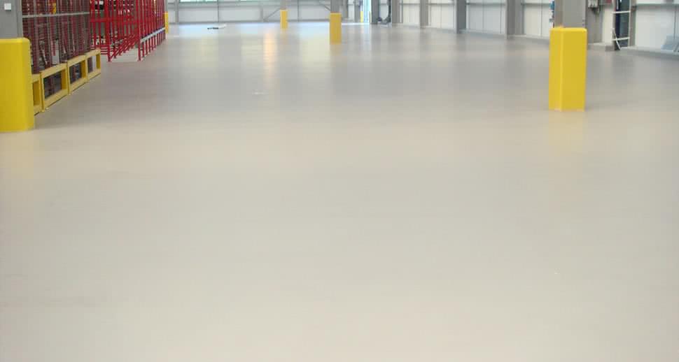 Non slip warehouse flooring
