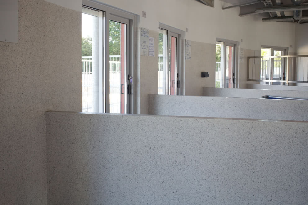 Resin Wall Coating System, Veterinary Clinic