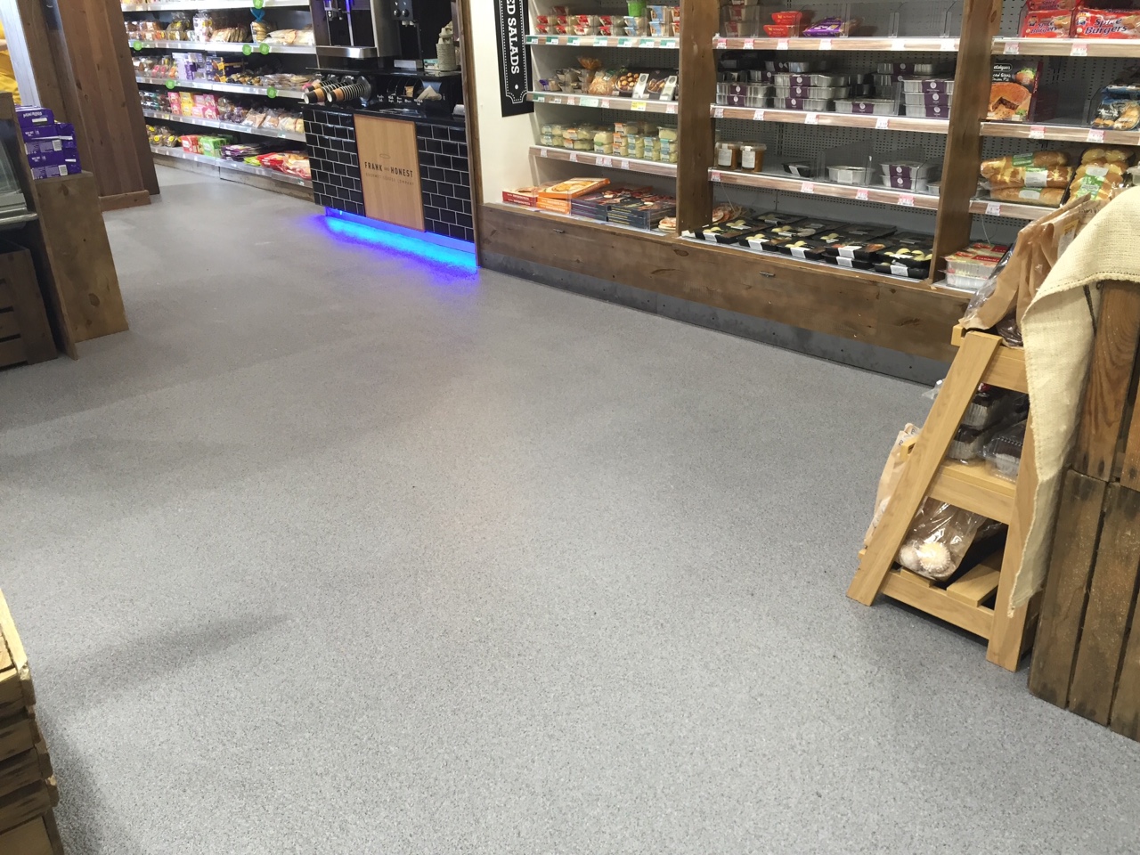 Hygienic Supermarket flooring solution